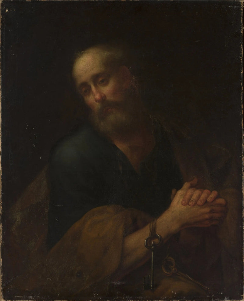 סנט-פייר בתפילה. - ברטולומé Esteban Murillo