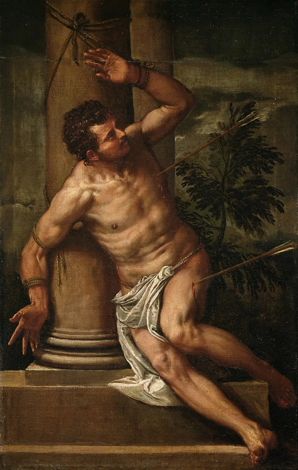 Saint Sébastien - Paul Véronèse image 1 reproduction artisanale de tableau