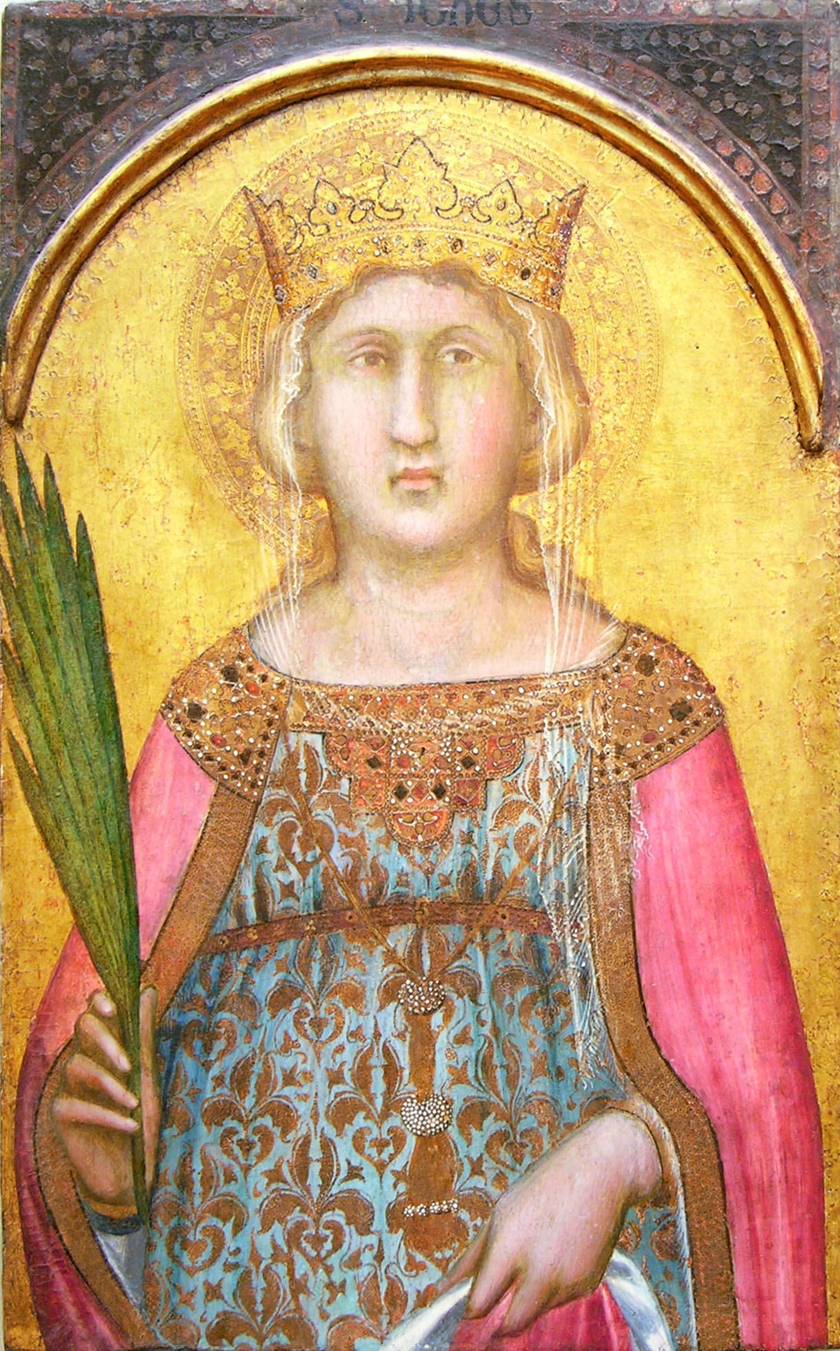 Sainte Catherine d’Alexandrie - Pietro Lorenzetti - Alpha Reproduction