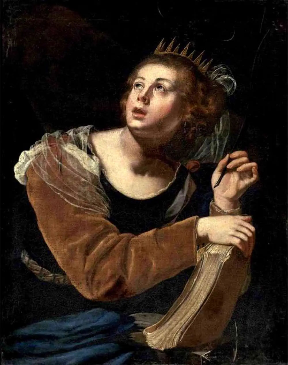 Sainte Catherine d’Alexandrie - Artemisia Gentileschi - Alpha Reproduction
