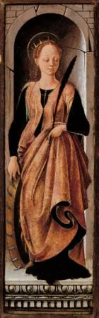 Sainte Catherine et Sainte Claire - Francesco del Cossa image 1 reproduction de peinture à l’huile