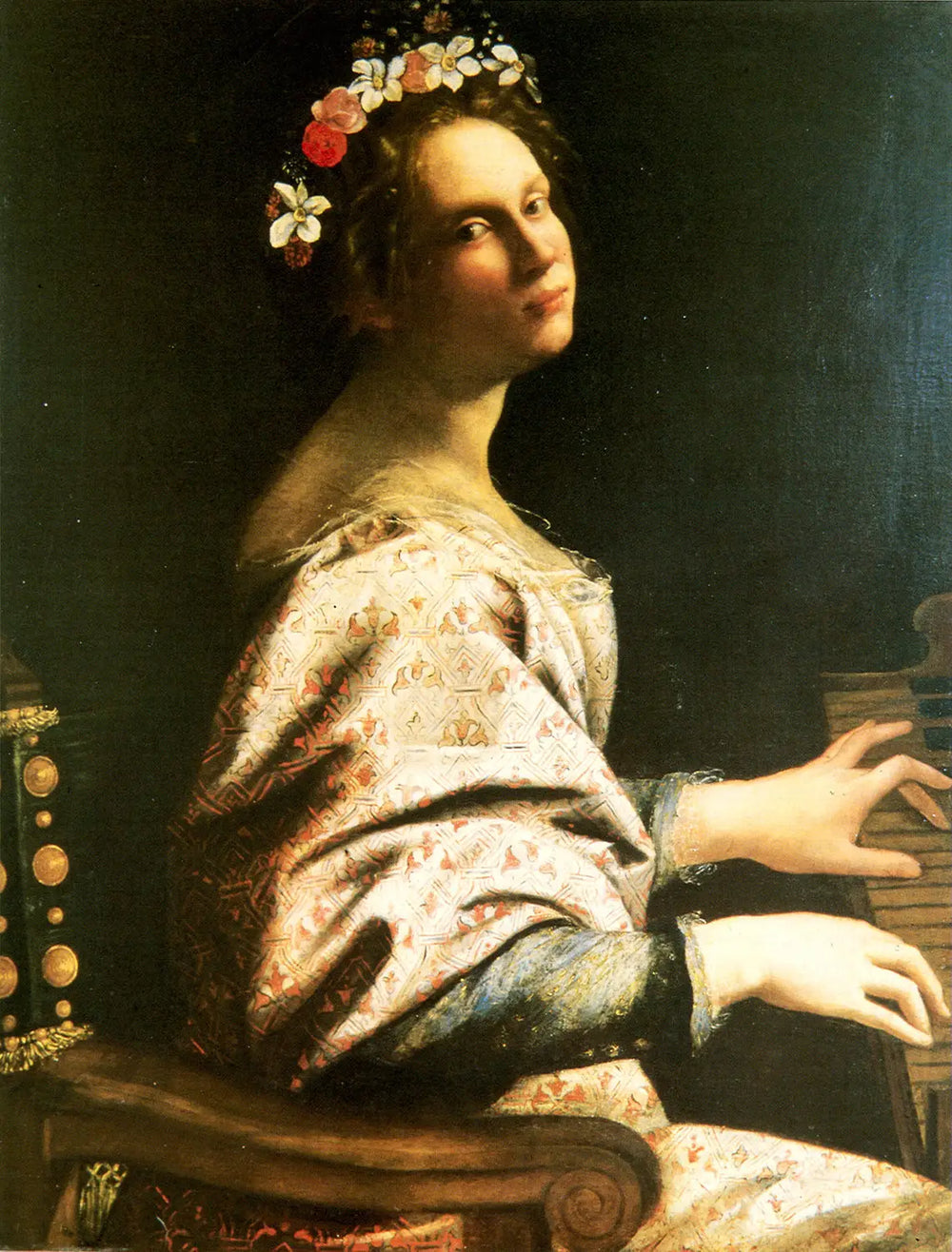 Sainte-Cécile - Artemisia Gentileschi - Alpha Reproduction