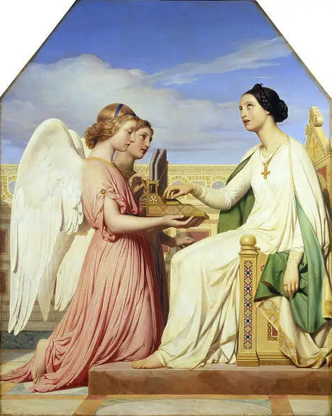 Sainte Cécile et les Anges - Paul Delaroche - Alpha Reproduction