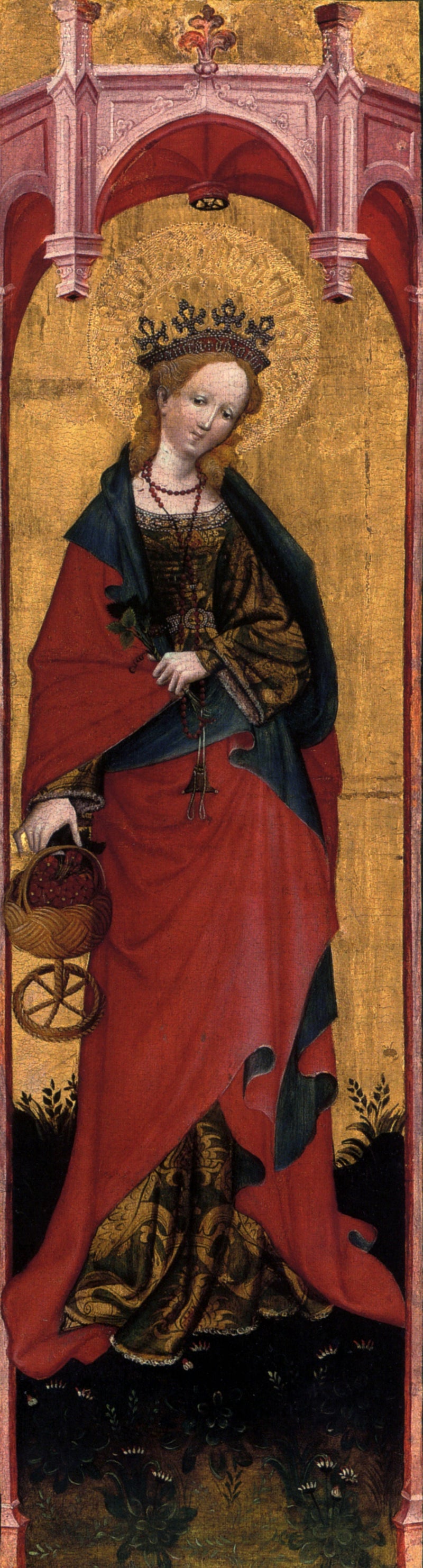 סנט דורוטיאה של כנסיית סנט וולבורג של סוסט, כנף של ארון קודש - קונרד פון סוסט