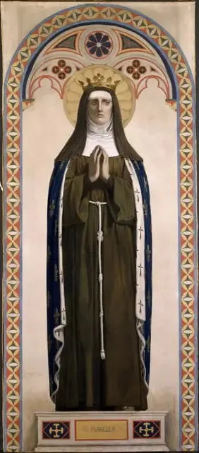 Sainte Isabelle de France - Jean-Auguste-Dominique Ingres image 1 reproduction artisanale de tableau