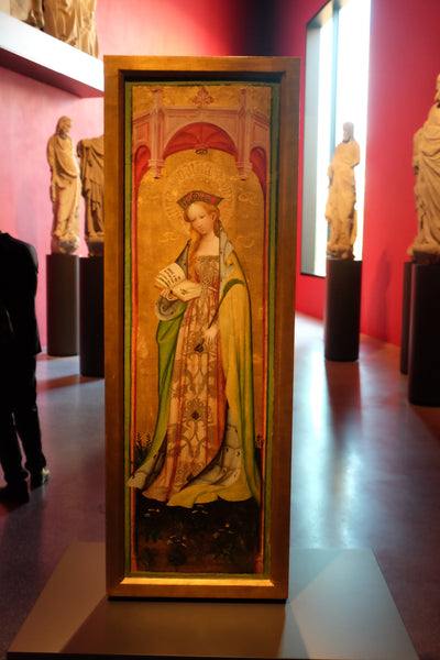 Sainte Odile de l’église Sainte-Walburge de Soest aile d’un tabernacle - Conrad von Soest - Alpha Reproduction