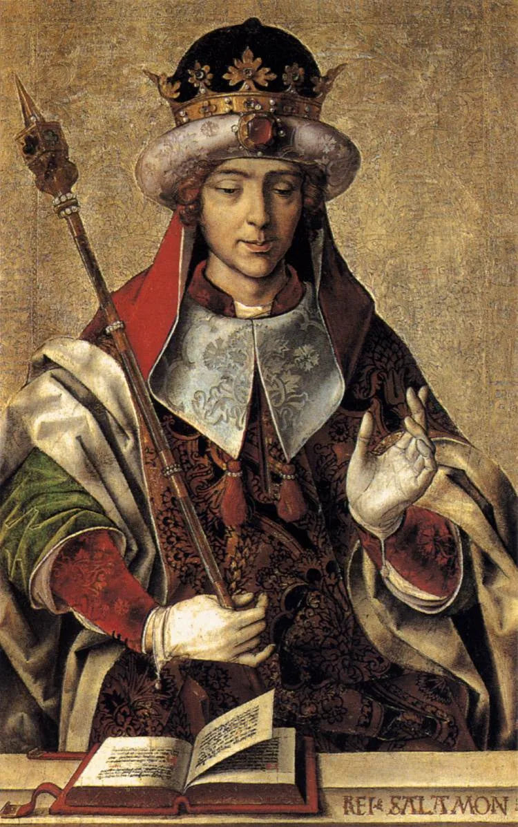 Salomon - Pedro Berruguete image 1 copie de tableau peinte à la main