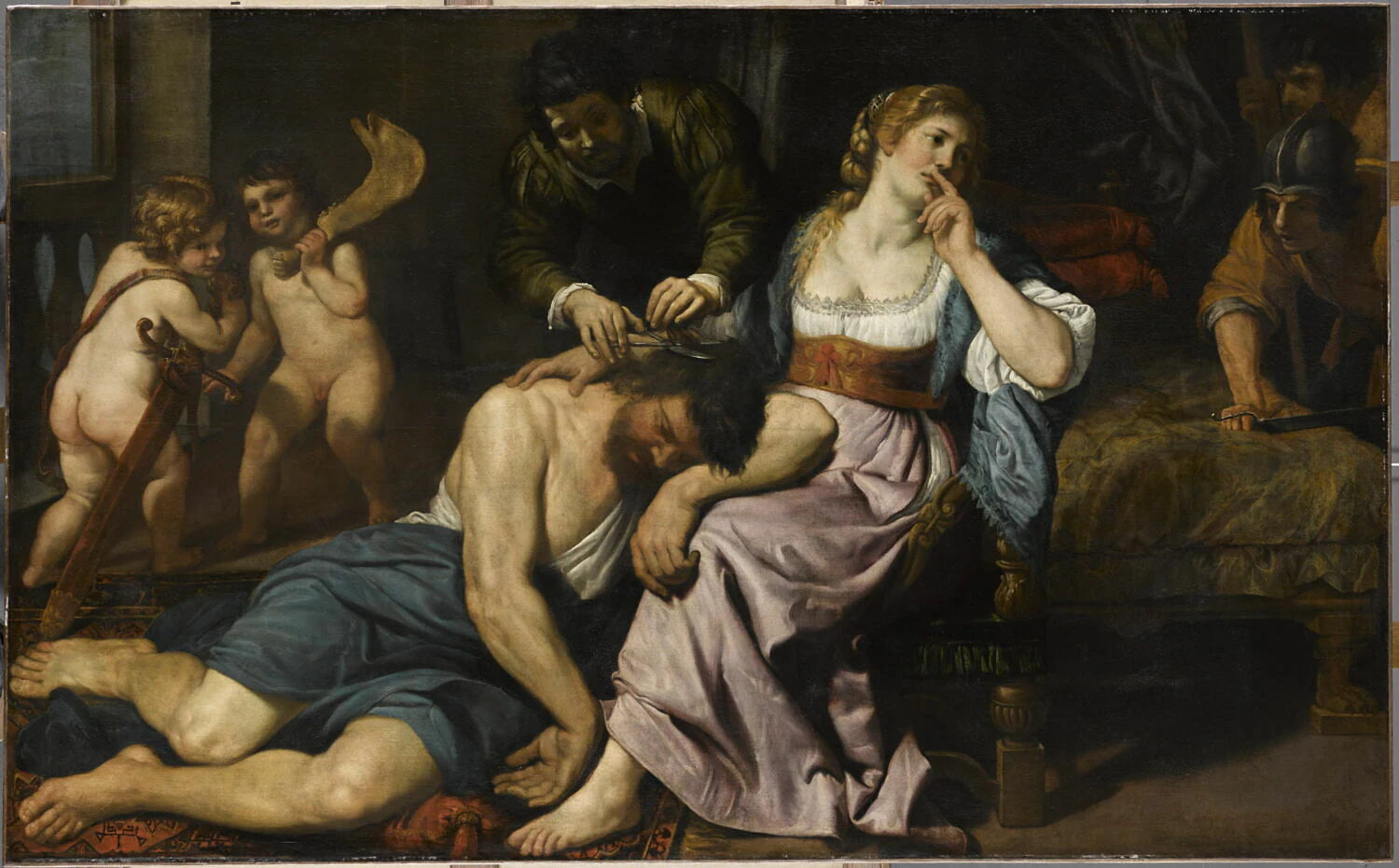 Samson et Dalila - Domenico Fiasella