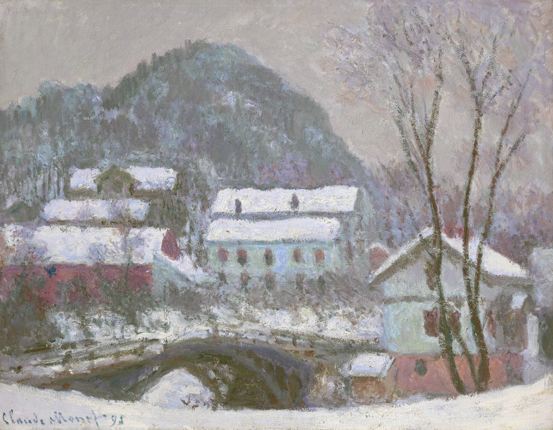Sandviken, נורבגיה, אפקט שלג W1398 - קלוד מונה
