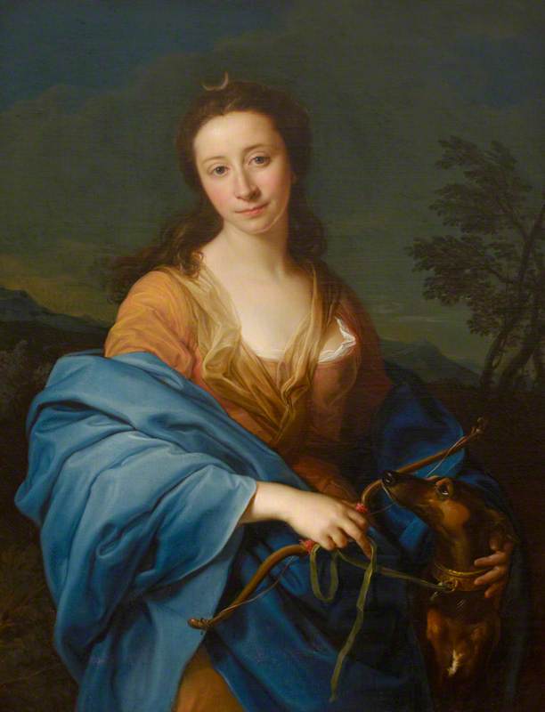 סארה לתיולייה, ליידי פאתרסתונוה (1722-1788), בתפקיד דיאנה - פומפו בטוני