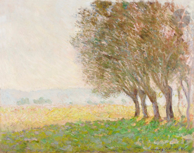 Les Saules, Giverny W1241 - קלוד מונה