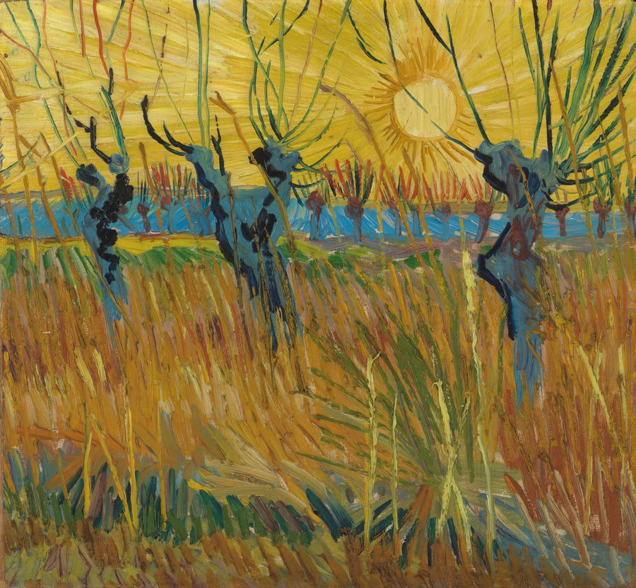ערי ערבה בשקיעה - Vincent van Gogh
