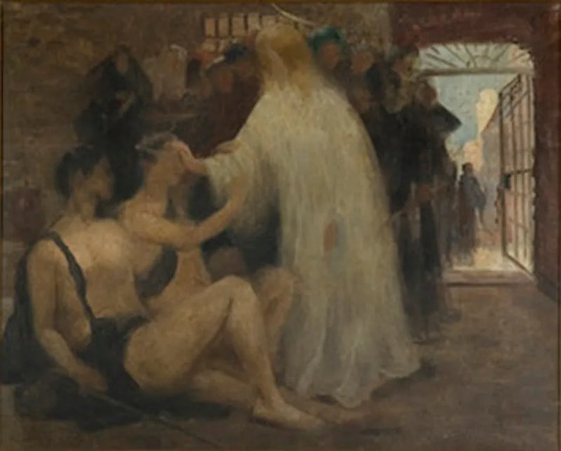 סצנה מקראית - Jesus curando cegos - Eliseu Visconti