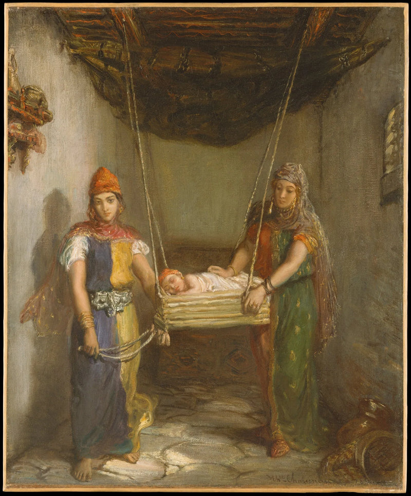 סצנה בשכונה היהודית של קונסטנטין - תאודור שאסיריו