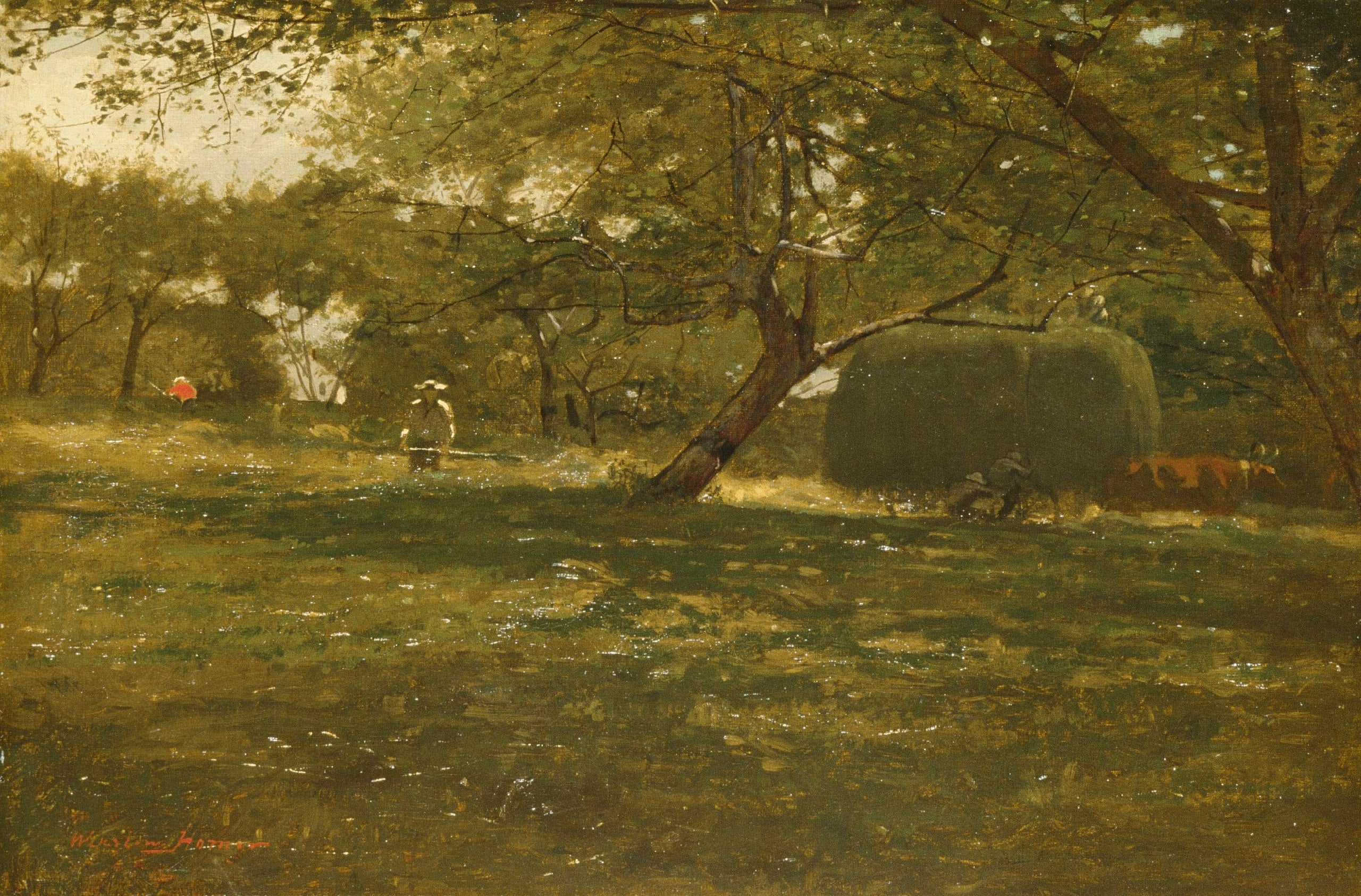 Scène de récolte - Winslow Homer image 1 reproduction réalisée par Alpha Reproduction