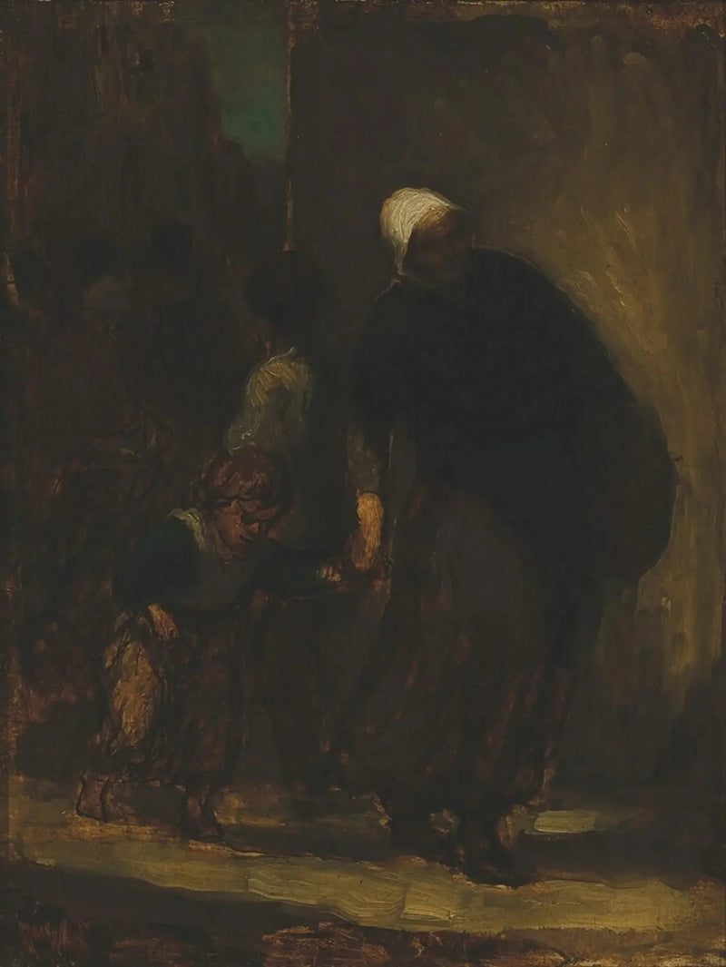 סצנת רחוב - הונורה דומייהר