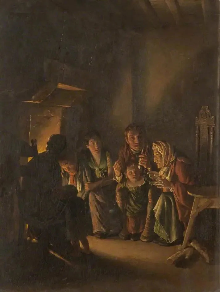 סצנה ביתית - דוד טנייר הצעיר