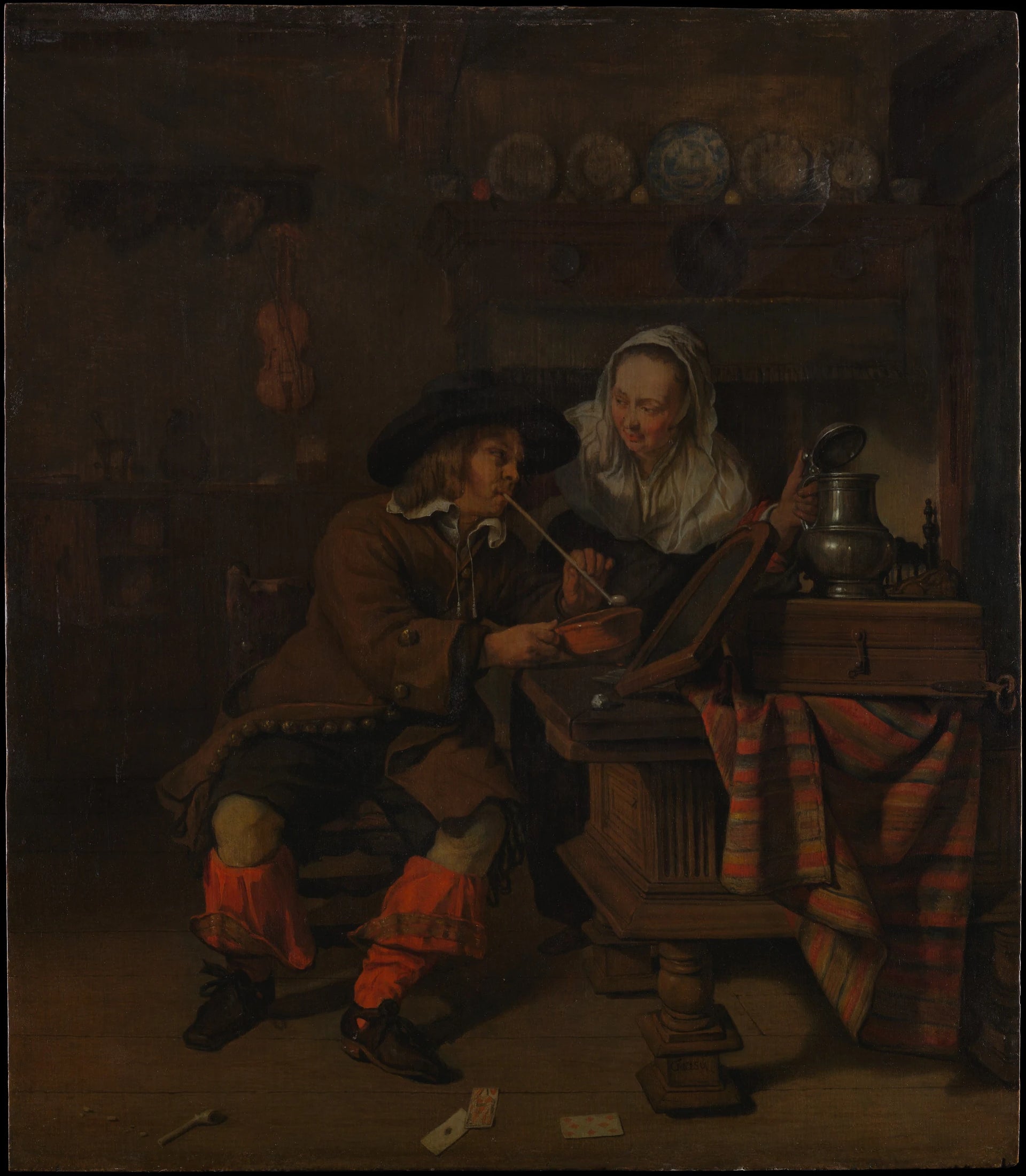 Scène de taverne - Gabriël Metsu