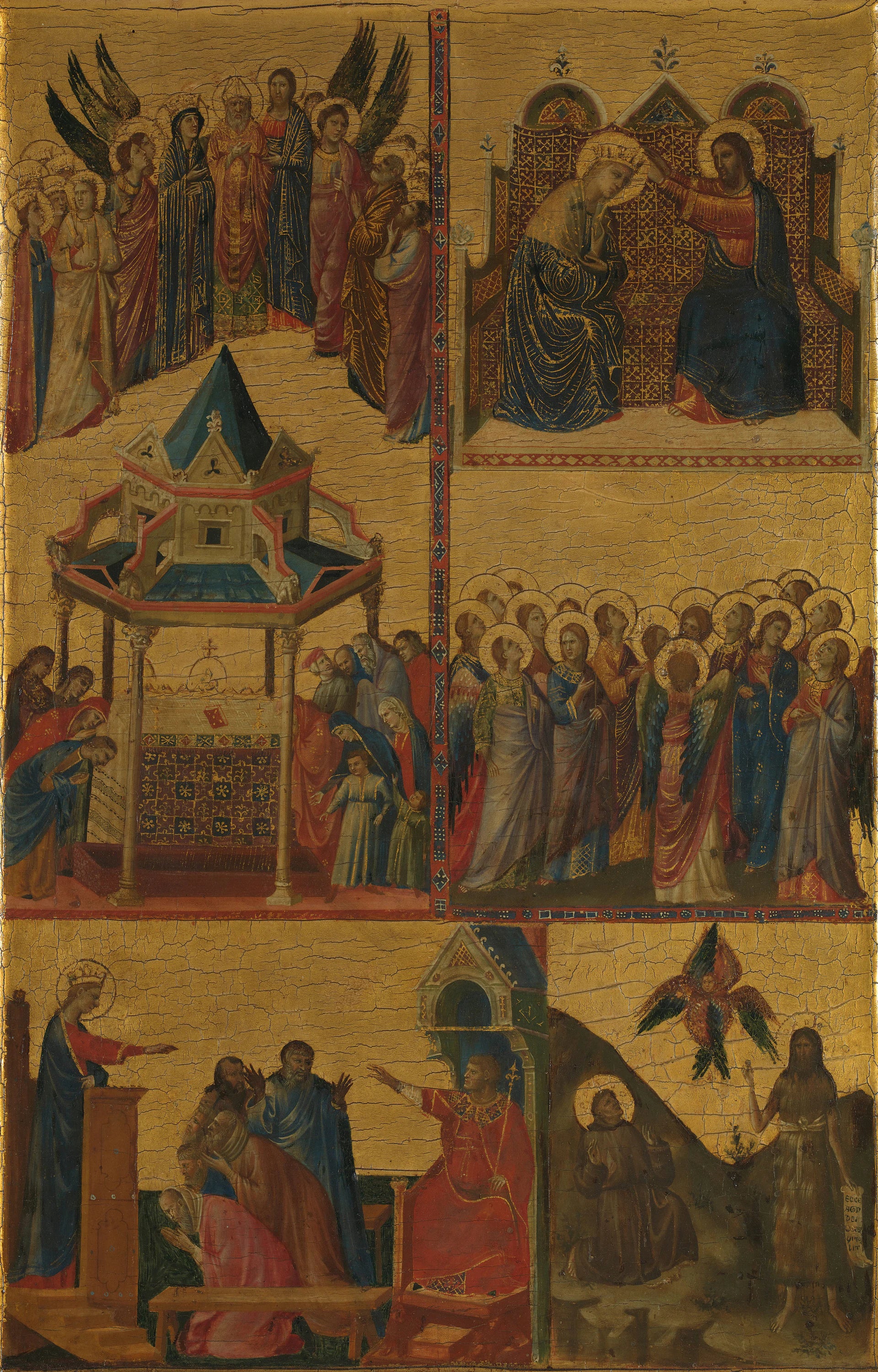 Scènes de la Vie de la Vierge et des autres saints - Giovanni da Rimini