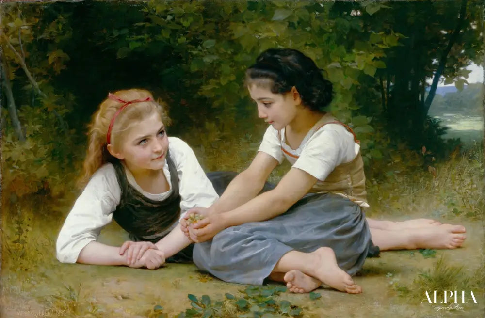 Se coucher - William Bouguereau Reproductions de tableaux à la peinture à l’huile