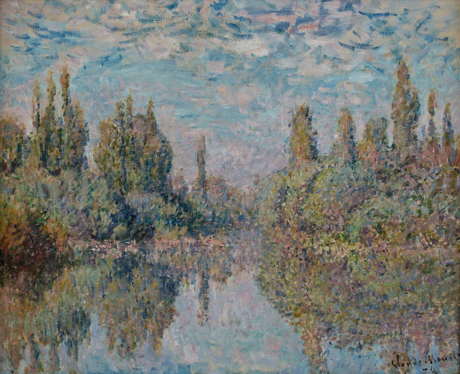 הסיין ב-Vétheuil W481 - קלוד מונה