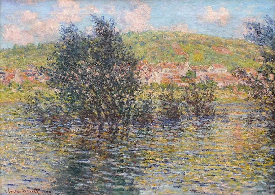 הסיין ב-Vétheuil, שמש אחרי גשם W528 - קלוד מונה