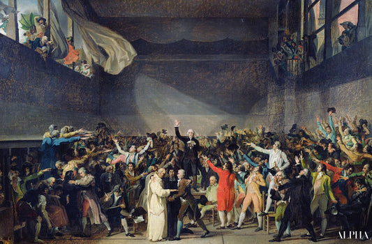 Serment du Jeu de Paume, 20 juin 1789 - Jacques-Louis David - Reproductions de tableaux et peintures haut de gamme