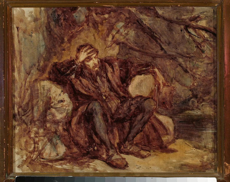 סיגיזמונד אוגוסט בגינה של וילנה, סקיצה - יאן מאטייקו