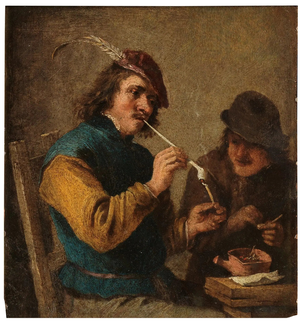 Smokers - David Teniers le Jeune image 1 reproduction artisanale de tableau
