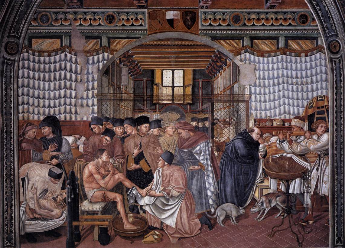 Soins aux malades - Domenico di Bartolo - Alpha Reproduction