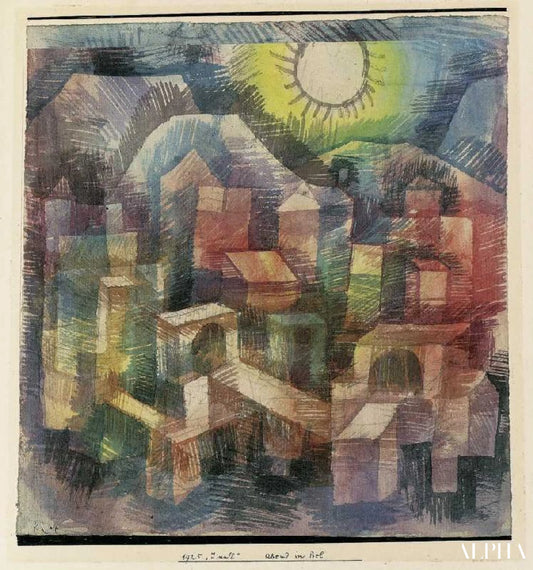 Soirée à Bol - Paul Klee - Reproductions de tableaux et peintures haut de gamme