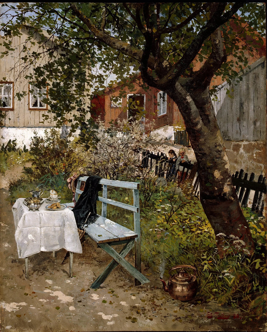 Sommerdag בהגן - Frits Thaulow