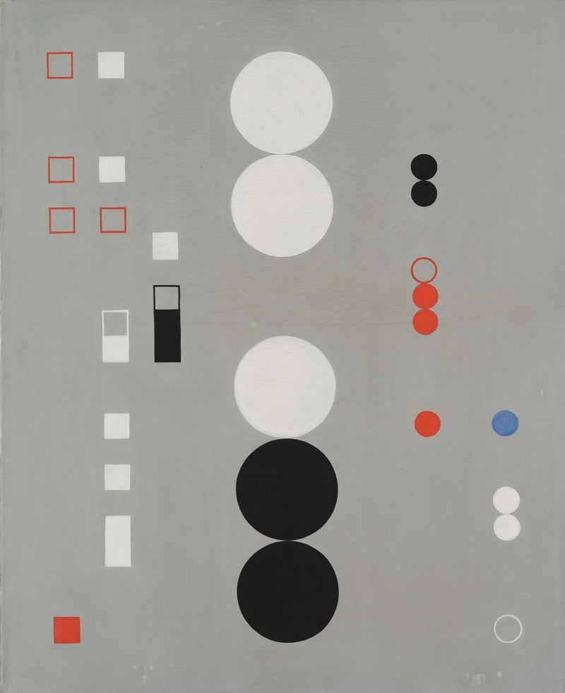 Composition verticale à cercles, carrés et rectangles - Sophie Taeuber-Arp