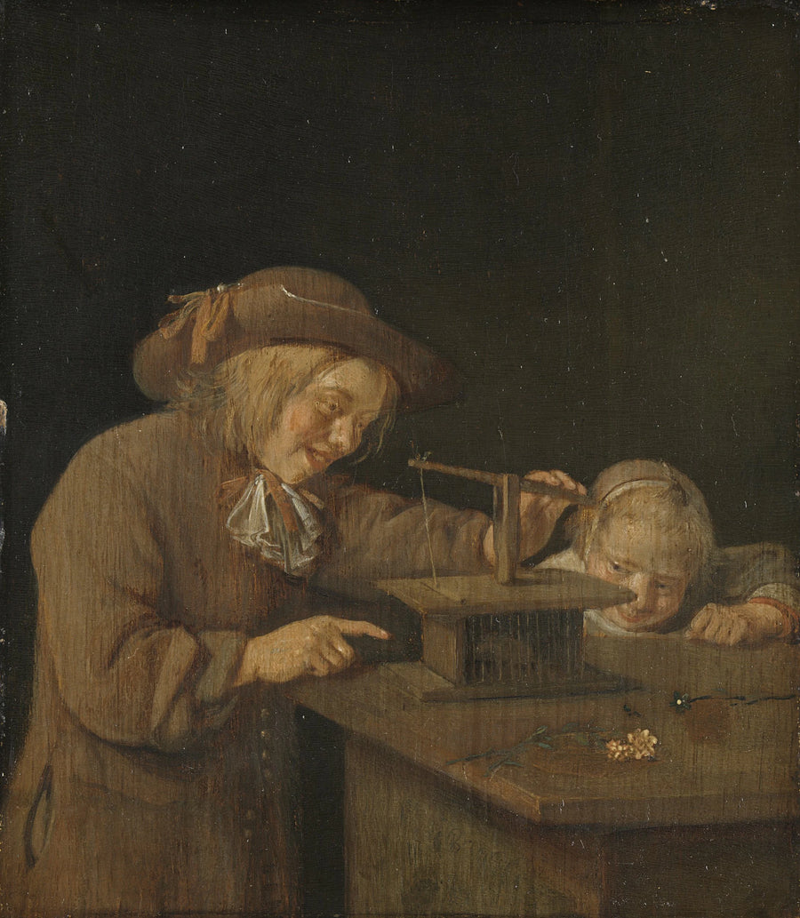 La souricière - Quirijn van Brekelenkam
