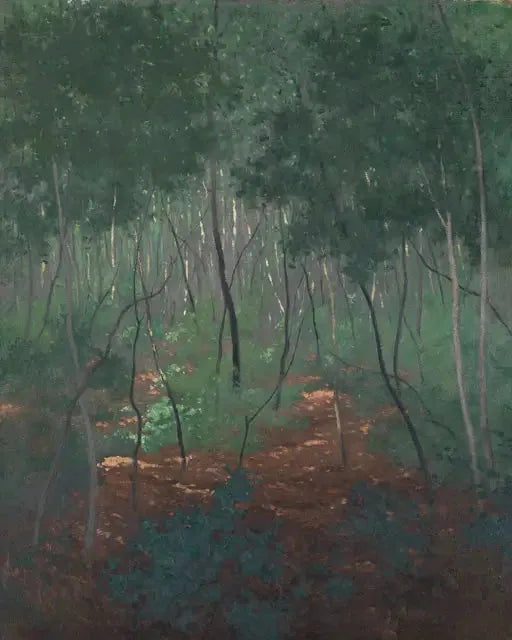 Sous-bois, arbres légers - Félix Vallotton image 1 copie de tableau peinte à la main