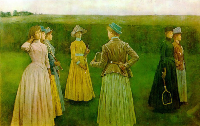 Souvenirs - Tennis sur gazon - Fernand Khnopff - Alpha Reproduction