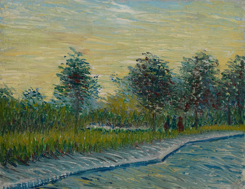 כיכר סן-פייר בשקיעת השמש - Vincent van Gogh