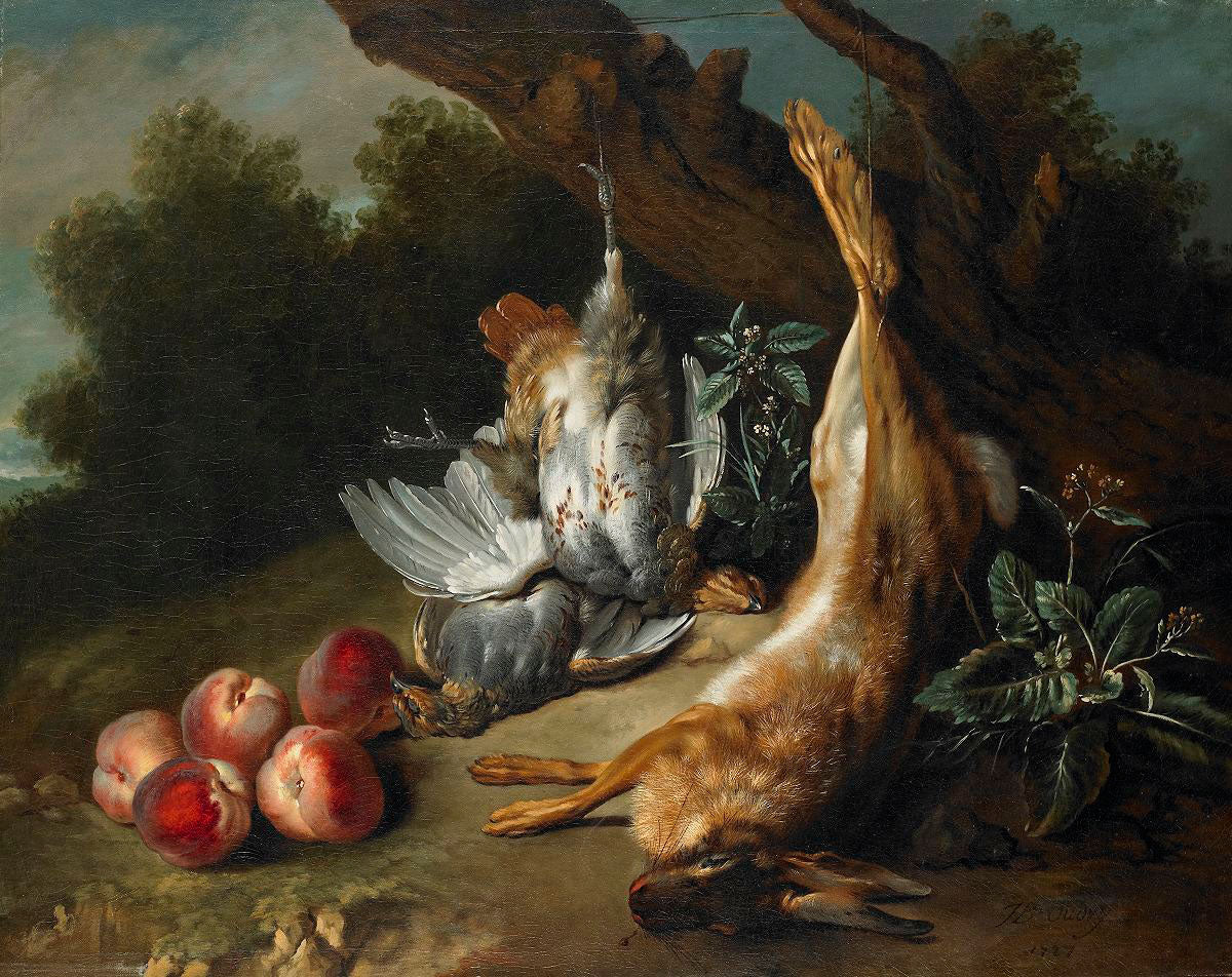 Nature morte avec gibier et fusil - Jean-Baptiste Oudry