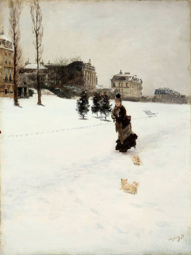 בשביל המושלג – Giuseppe De Nittis