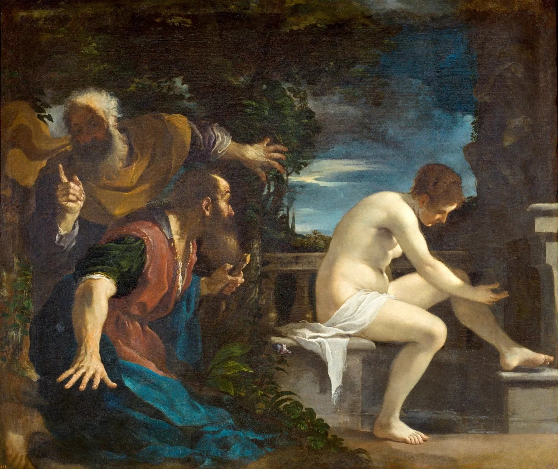 Suzanne et les vieillards. - Guercino image 1 reproduction d’œuvre d’art à l’huile