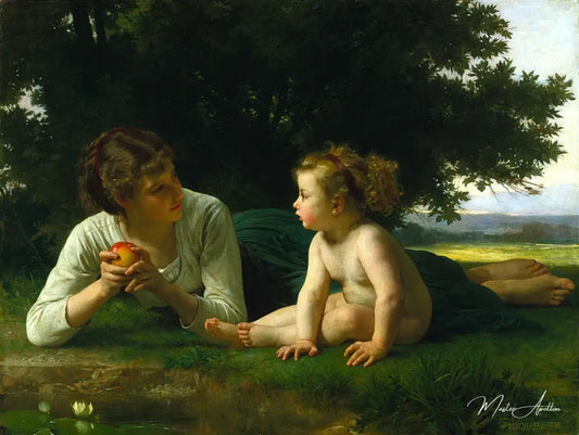 Tentation - William Bouguereau - Reproductions de tableaux et peintures haut de gamme