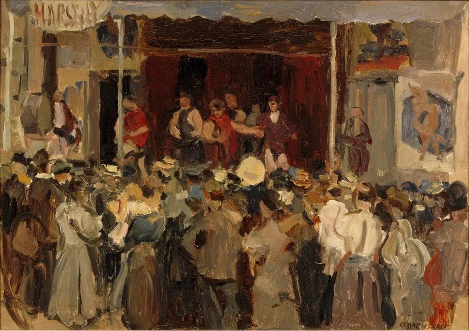 Tente de lutteur - Isaac Israëls image 1 reproduction de peinture à l’huile