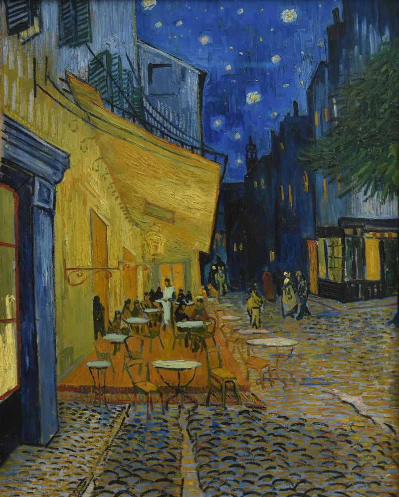 מרפסת בית הקפה בערב - Vincent van Gogh
