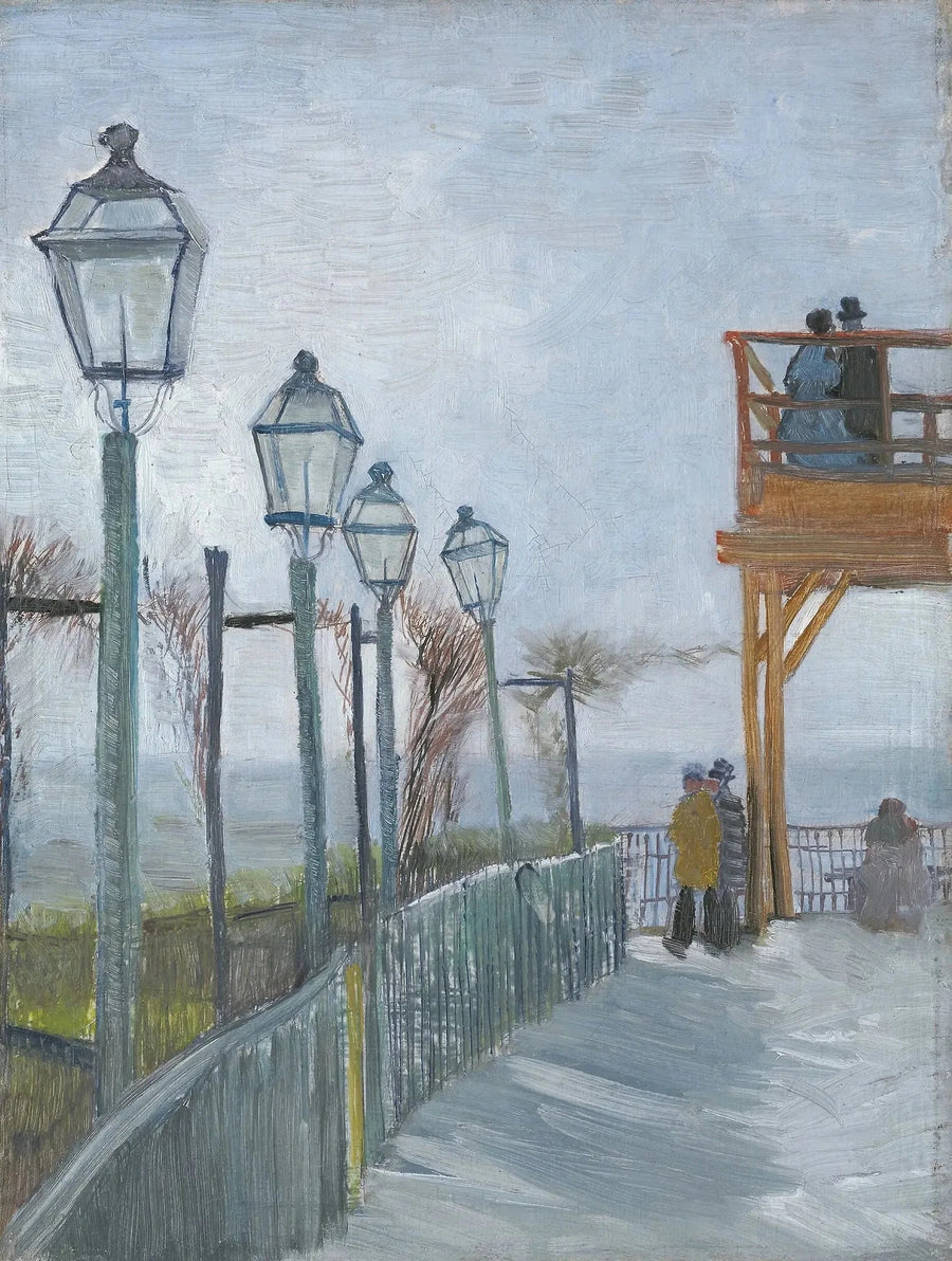 Terrasse et observatoire du Moulin de Blute-Fin F272 de Vincent van Gogh, Art Institute of Chicago