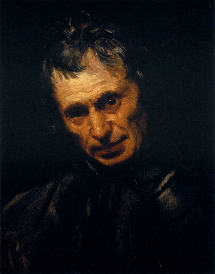 Tête d'homme - Annibale Carracci image 1 copie de tableau peinte à la main