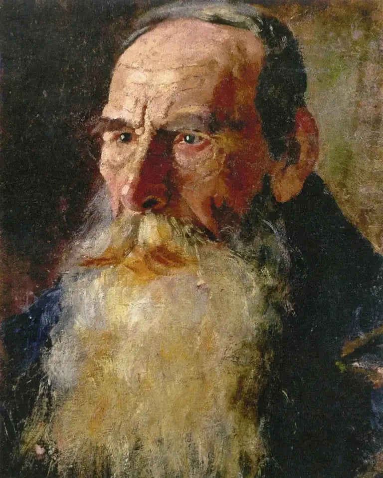 ראש של גבר מזוקן - אדvard מונק