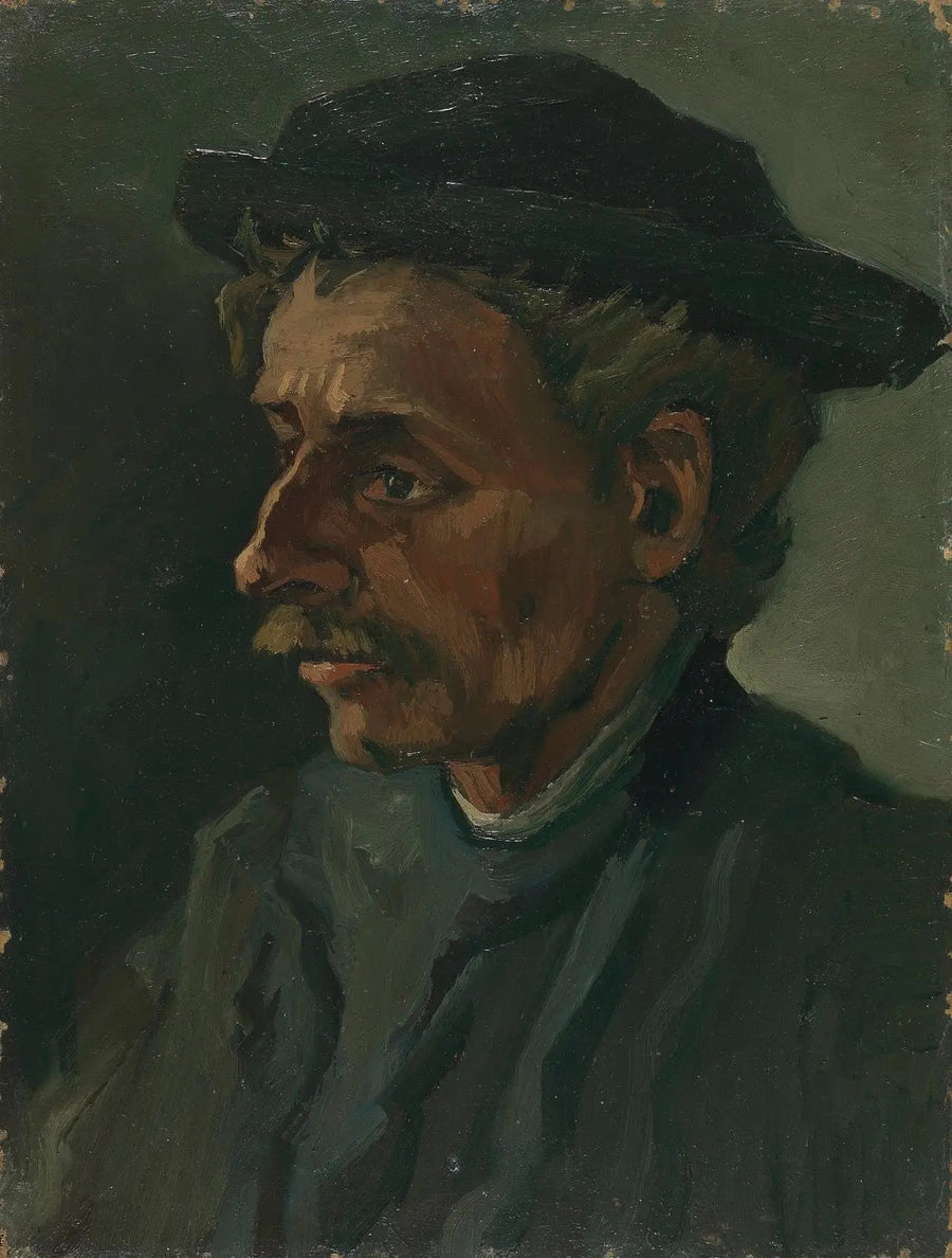 ראש של גבר - Vincent van Gogh