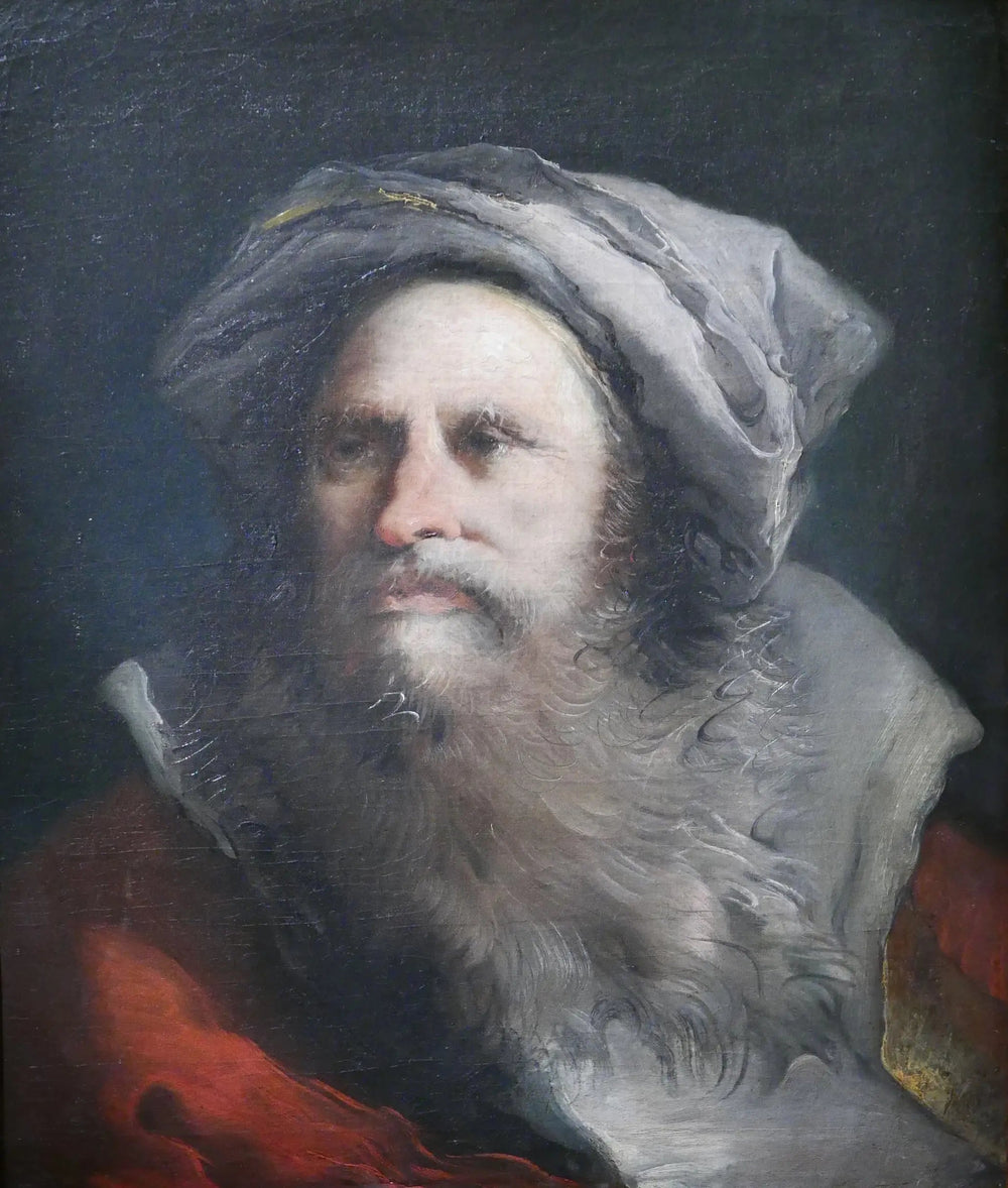 Tête d’un Oriental à la barbe grise - Giovanni Battista Tiepolo - Alpha Reproduction