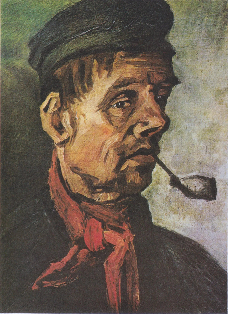 ראש של גבר עם מקטרת - Vincent van Gogh
