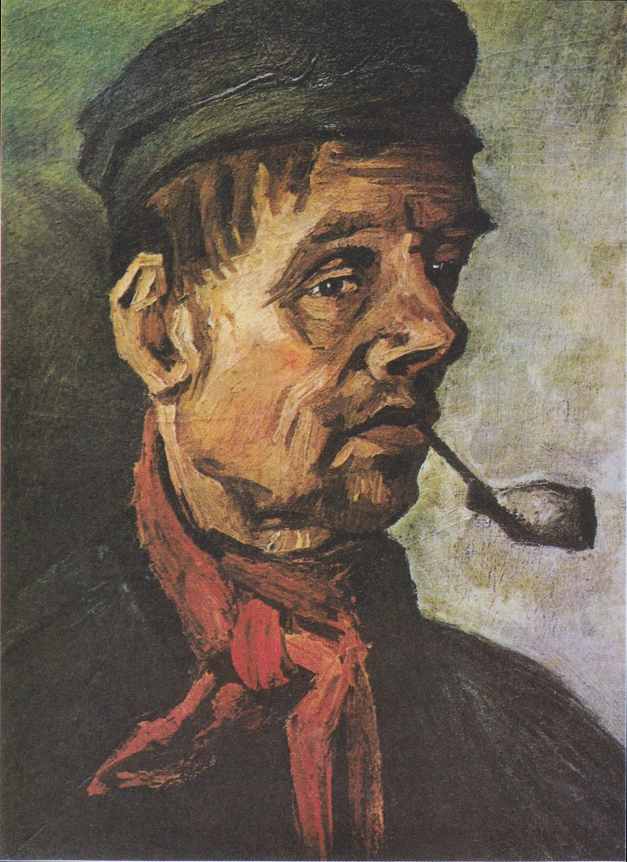 ראש של גבר עם מקטרת - Vincent van Gogh